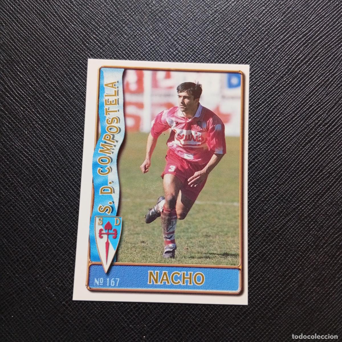 Cromos de F&uacute;tbol: 167 NACHO COMPOSTELA MUNDICROMO 1996 1997 CROMO FUTBOL LIGA 96 97 - A206 PG24