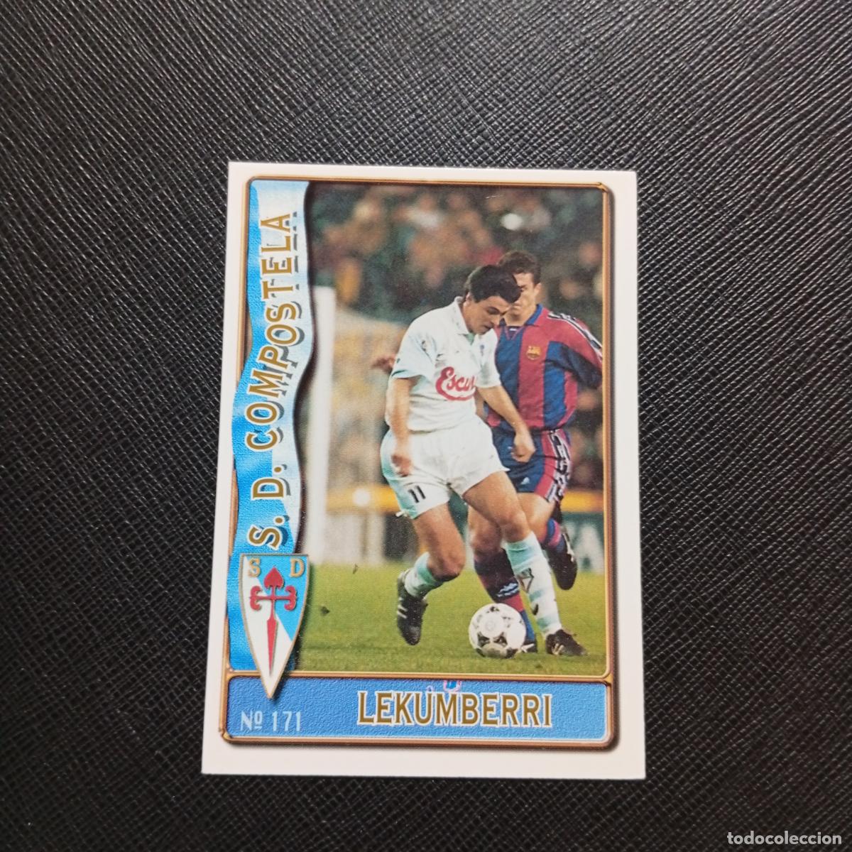 Cromos de F&uacute;tbol: 171 LEKUMBERRI COMPOSTELA MUNDICROMO 1996 1997 CROMO FUTBOL LIGA 96 97 - A206 PG24