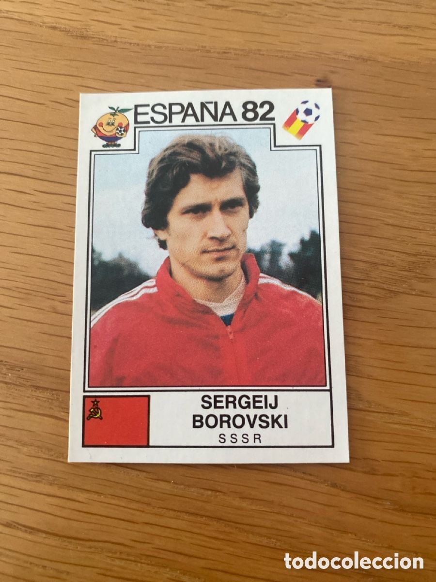 Cromos de F&uacute;tbol: Cromo panini mundial Espa&ntilde;a 82 n&uacute;mero 389 Borovski - Sticker album world cup Spain 1982