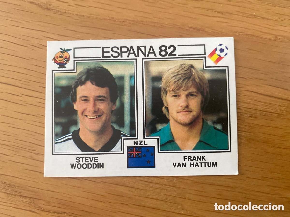 Cartes &agrave; collectionner de Football: Cromo panini mundial Espa&ntilde;a 82 n&uacute;mero 427 Wooddin/Van Hattum - Sticker album world cup Spain 1982
