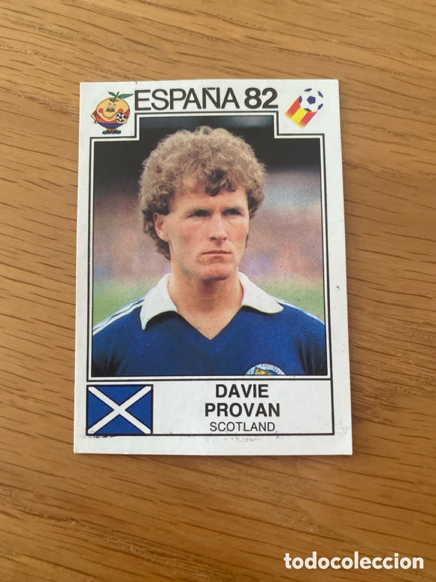 Cromos de F&uacute;tbol: Cromo panini mundial Espa&ntilde;a 82 n&uacute;mero 417 Provan - Sticker album world cup Spain 1982 Scotland