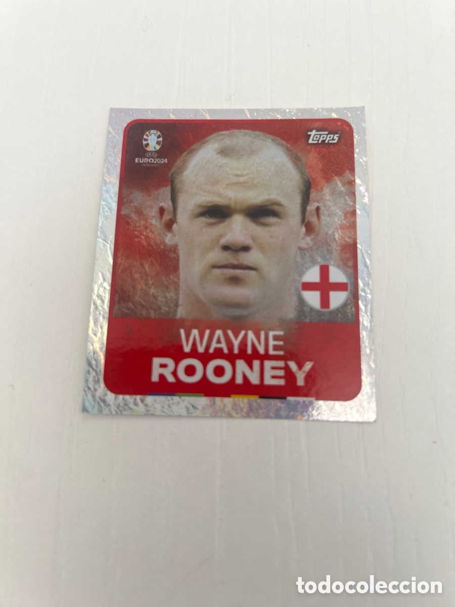 Cromos de F&uacute;tbol: Eurocopa 2024 leg 3 wayne rooney