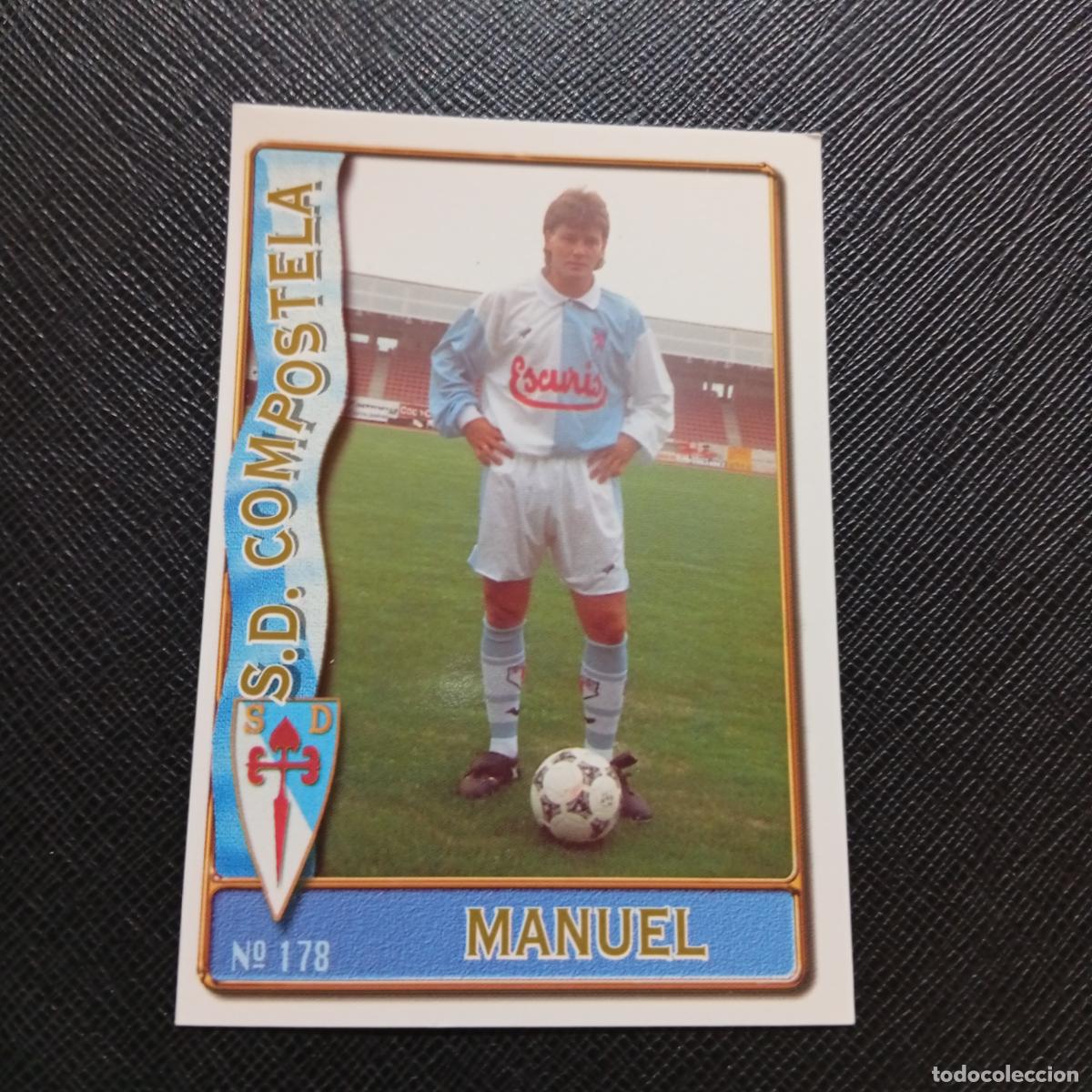 Cromos de F&uacute;tbol: 178 MANUEL COMPOSTELA MUNDICROMO 1996 1997 CROMO FUTBOL LIGA 96 97 - A206 PG25