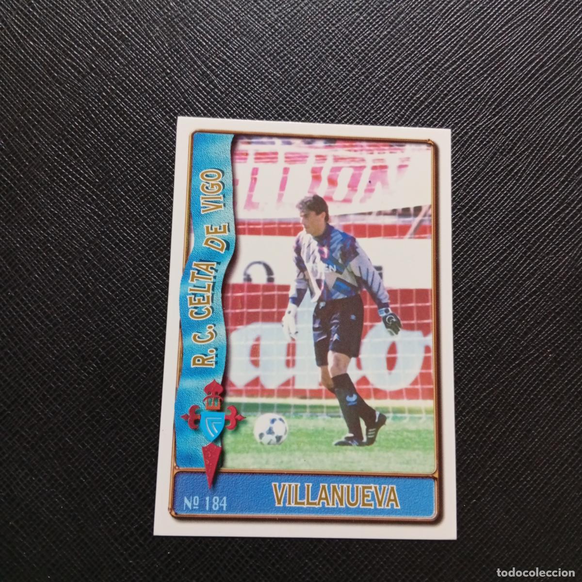 Cromos de F&uacute;tbol: 184 VILLANUEVA CELTA MUNDICROMO 1996 1997 CROMO FUTBOL LIGA 96 97 - A206 PG26
