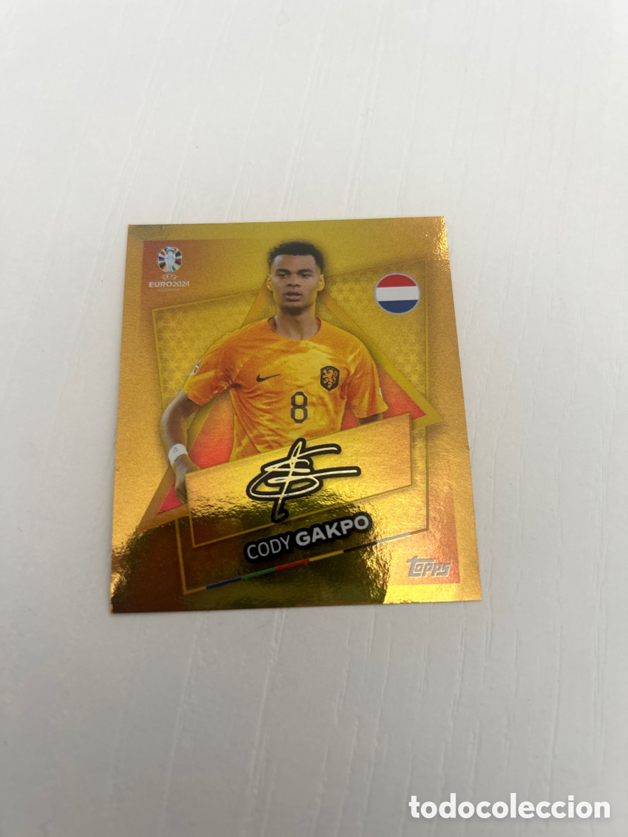 Cromos de F&uacute;tbol: Eurocopa 2024 ned sp firma cody gakpo