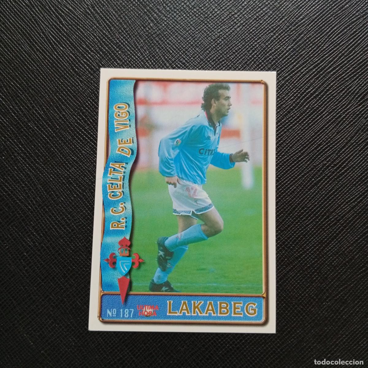 Football Stickers: 187 LAKABEG CELTA MUNDICROMO 1996 1997 CROMO FUTBOL LIGA 96 97 - A206 PG27 ULTIMA HORA