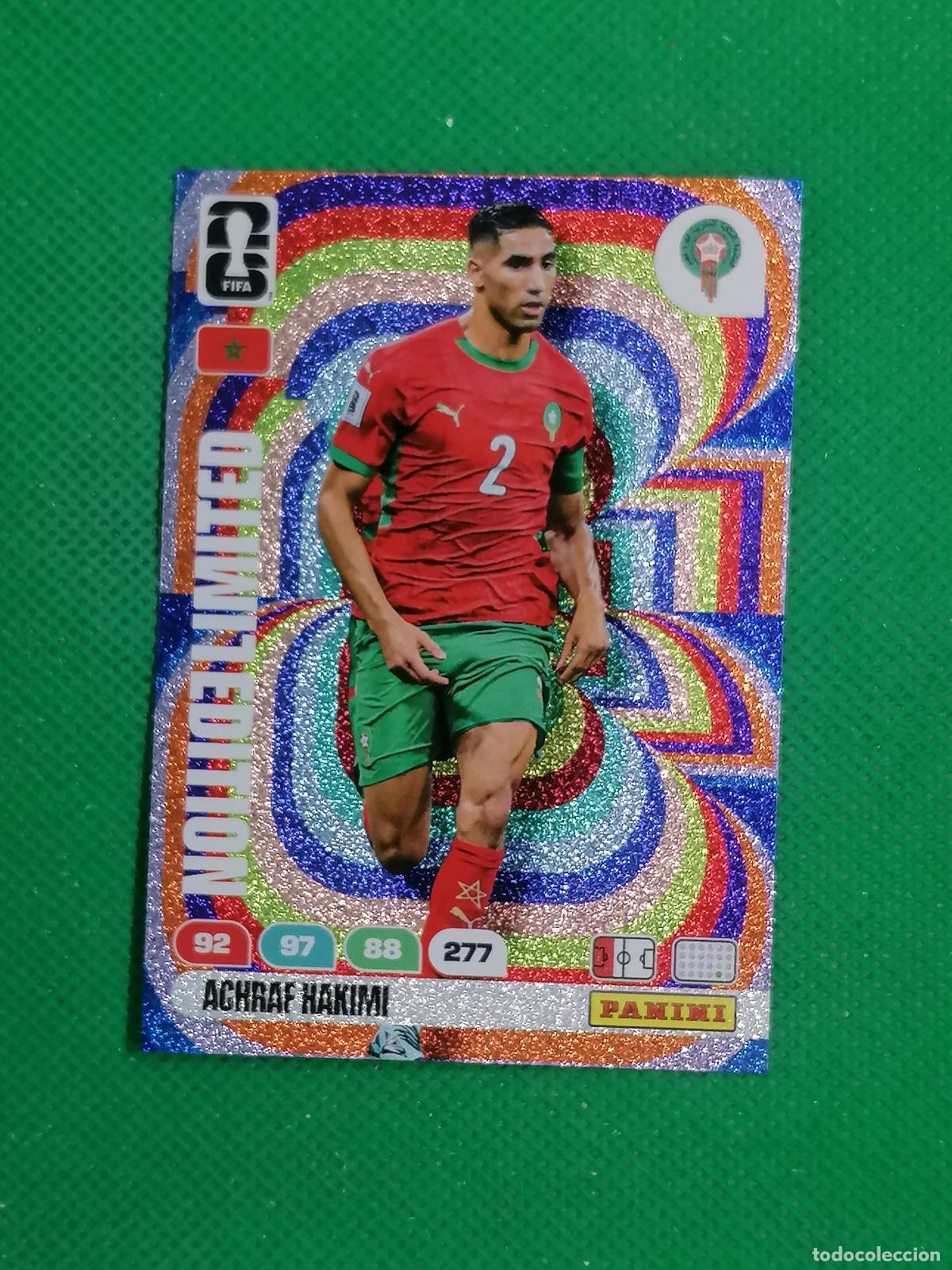 Cromos de F&uacute;tbol: ACHRAF HAKIMI MARRUECOS LIMITED EDITION ⚽ PANINI ADRENALYN FIFA WORLD CUP 26 2026 ⚽