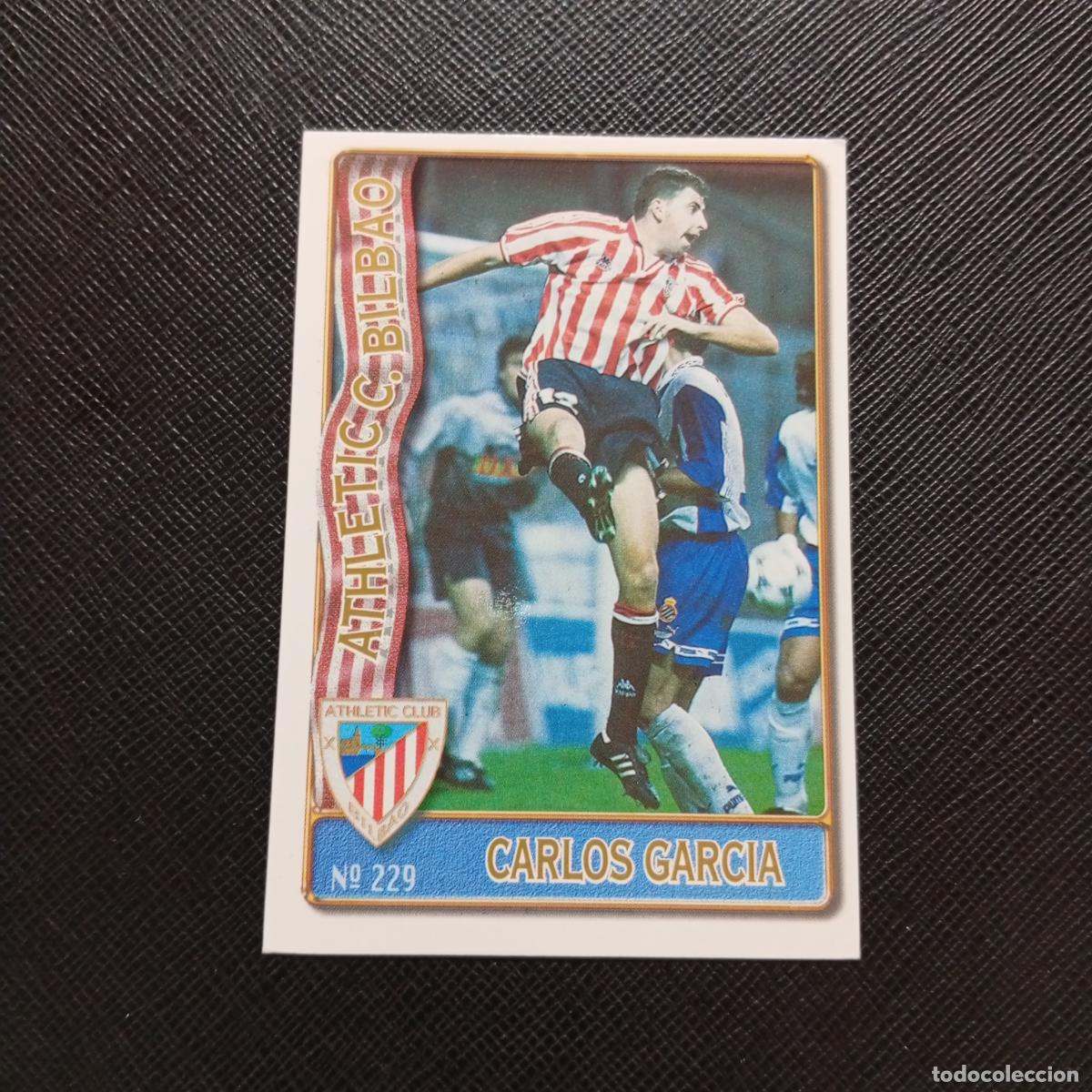 Cromos de F&uacute;tbol: 229 CARLOS GARCIA BILBAO MUNDICROMO 1996 1997 CROMO FUTBOL LIGA 96 97 - A206 PG33