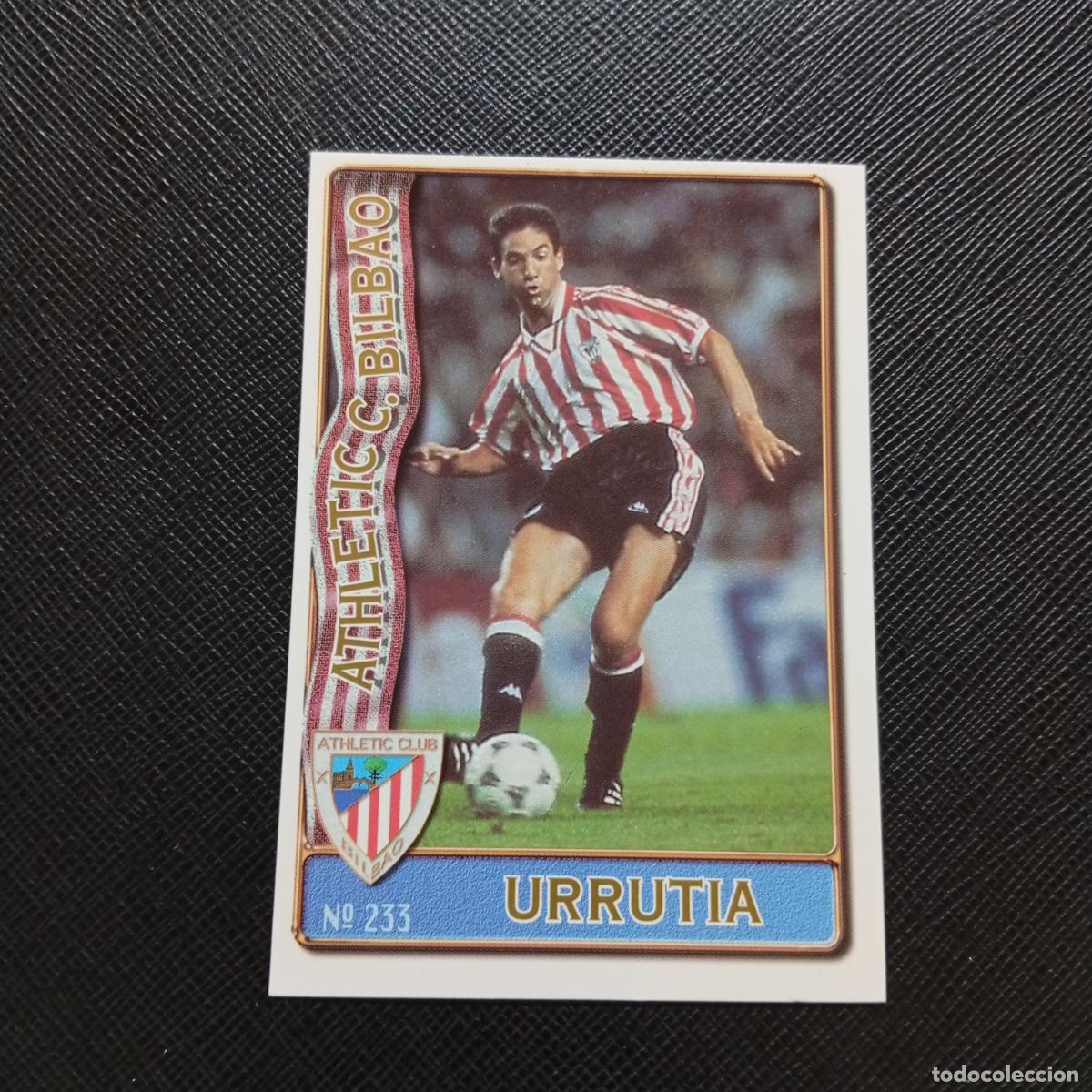 Cromos de F&uacute;tbol: 233 URRUTIA BILBAO MUNDICROMO 1996 1997 CROMO FUTBOL LIGA 96 97 - A206 PG34