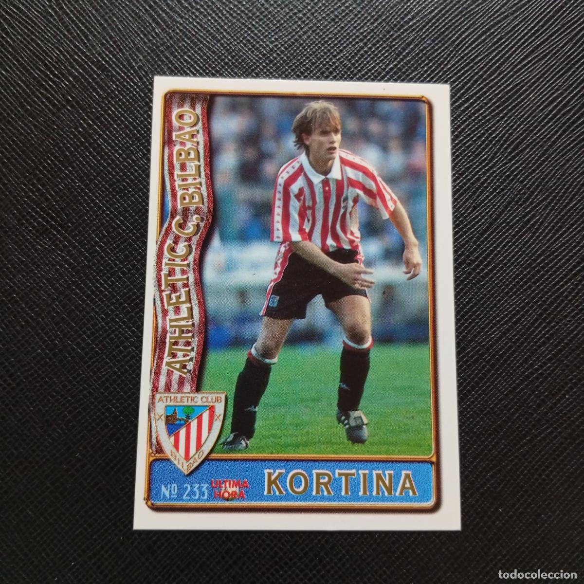 Cromos de F&uacute;tbol: 233 KORTINA BILBAO MUNDICROMO 1996 1997 CROMO FUTBOL LIGA 96 97 - A206 PG34 ULTIMA HORA