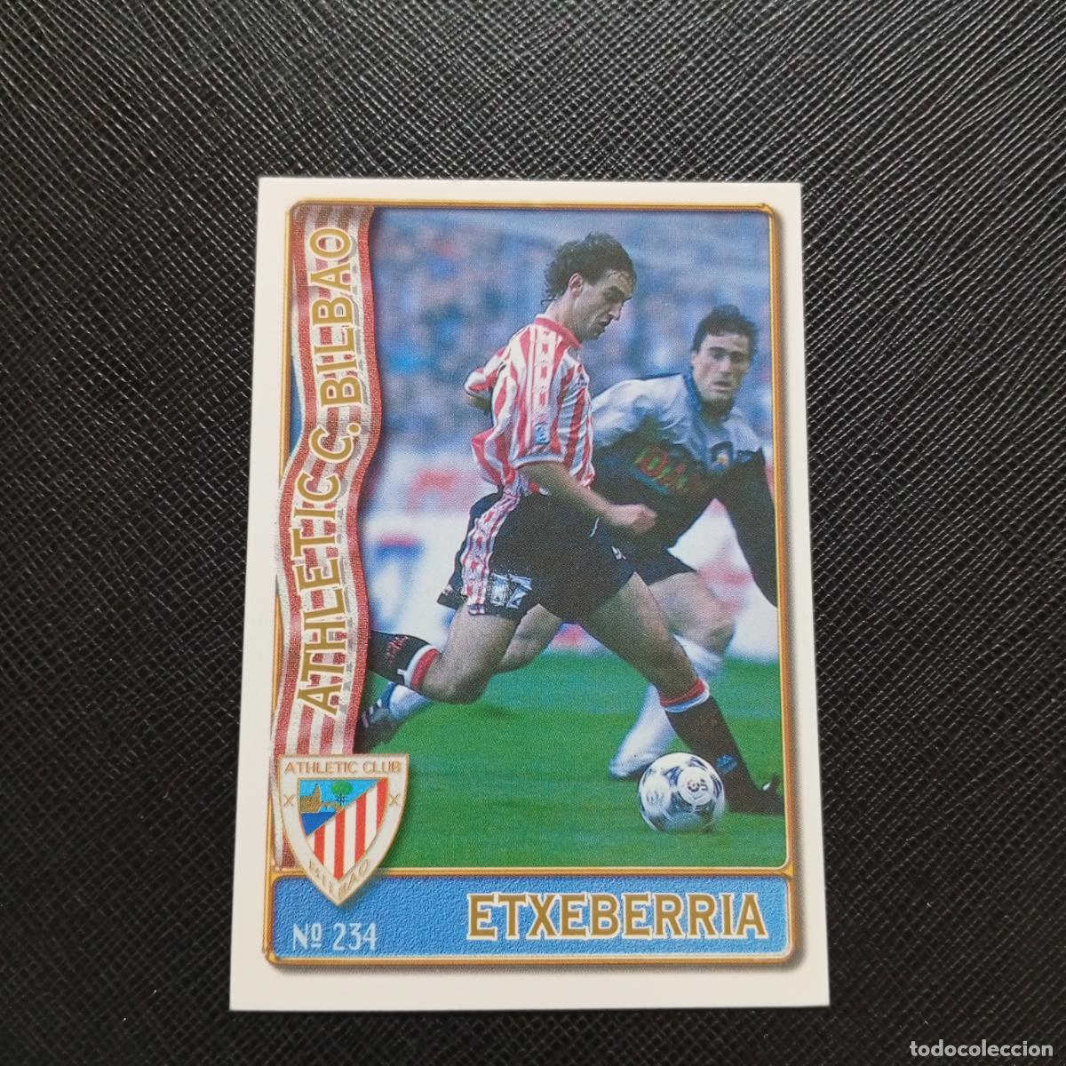 Cromos de F&uacute;tbol: 234 ETXEBERRIA BILBAO MUNDICROMO 1996 1997 CROMO FUTBOL LIGA 96 97 - A206 PG34