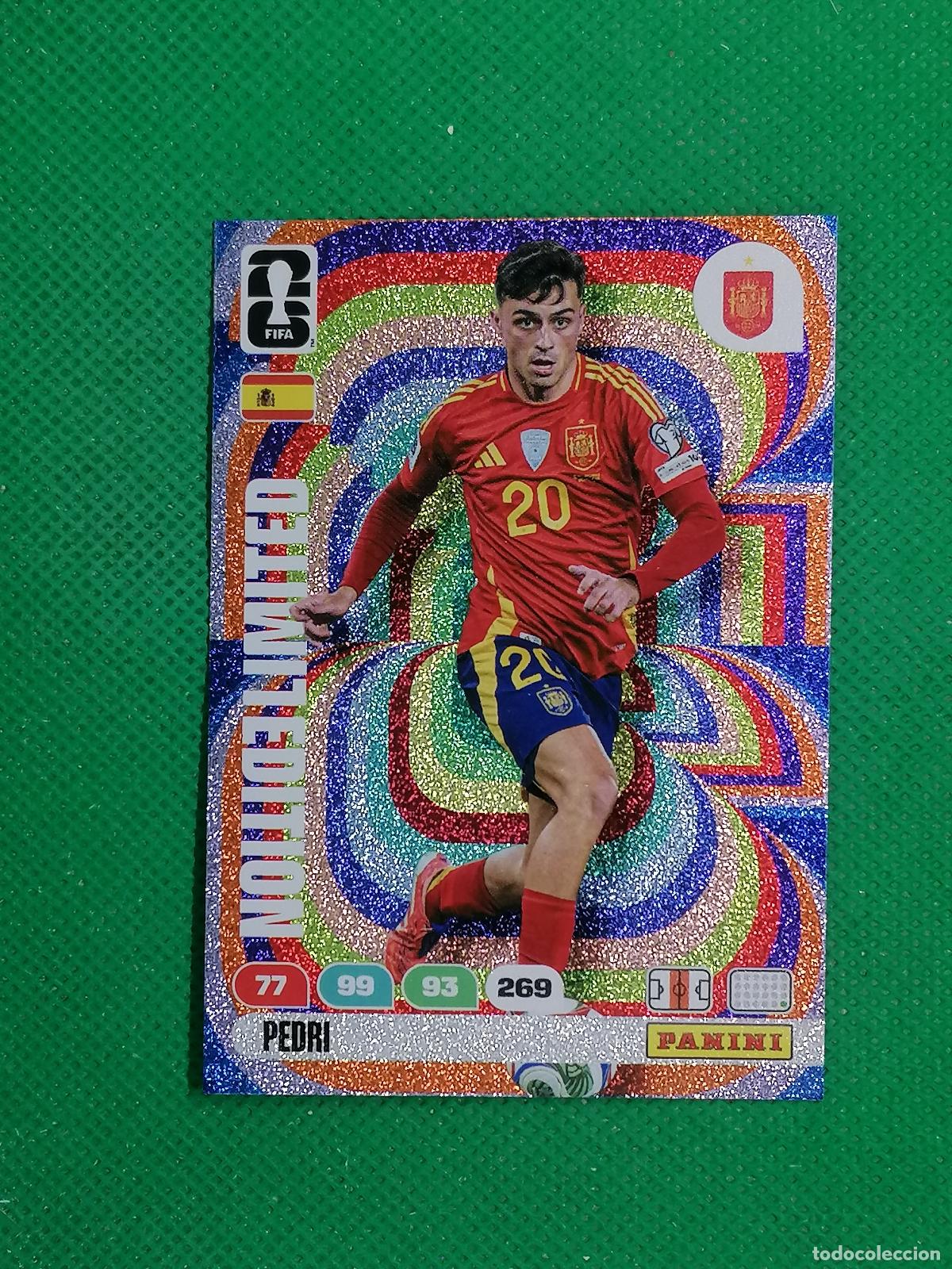 Cromos de F&uacute;tbol: PEDRI ESPA&Ntilde;A LIMITED EDITION ⚽ PANINI ADRENALYN FIFA WORLD CUP 26 2026 ⚽