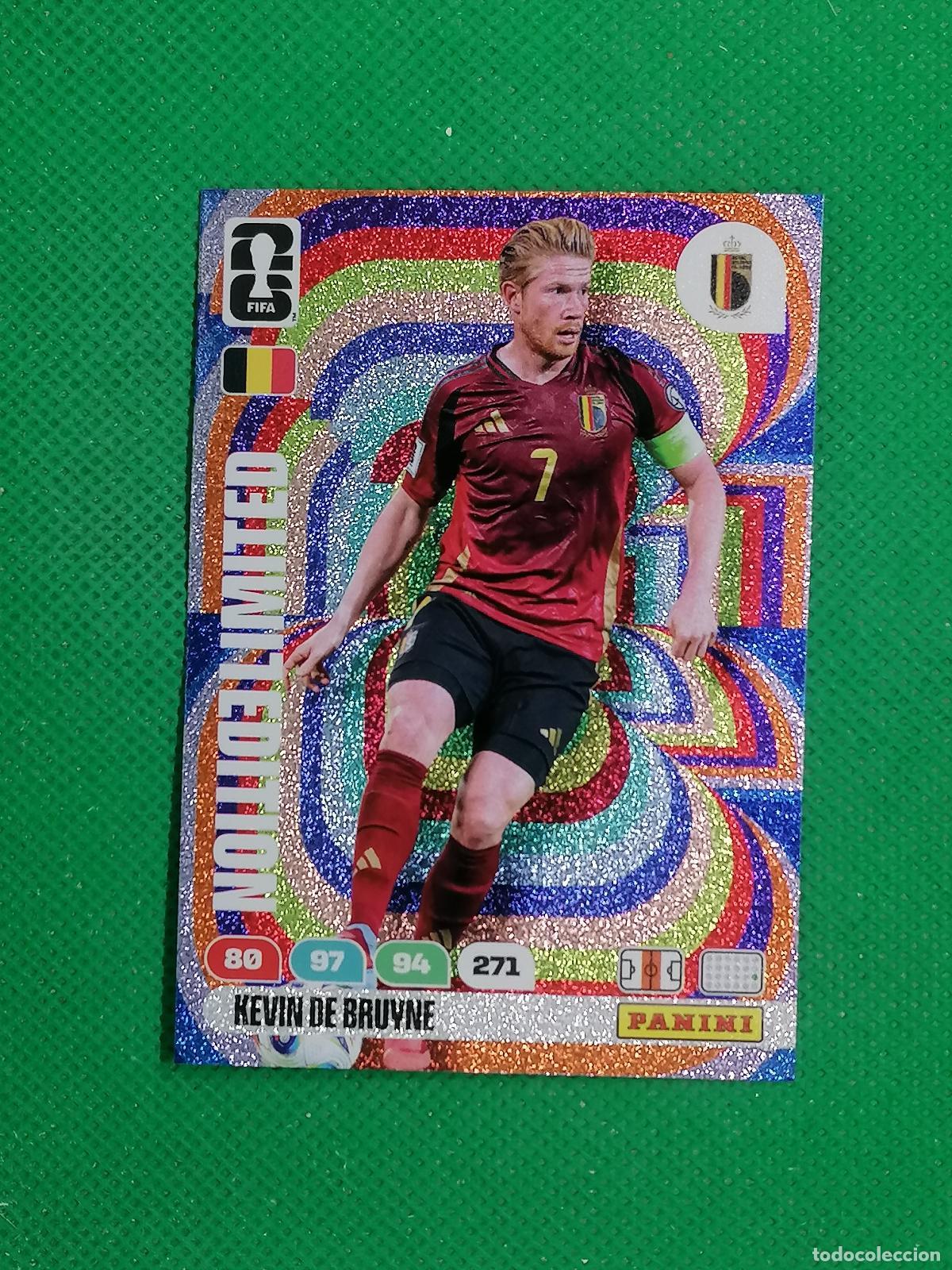 Cromos de F&uacute;tbol: KEVIN DE BRUYNE BELGICA LIMITED EDITION ⚽ PANINI ADRENALYN FIFA WORLD CUP 26 2026 ⚽
