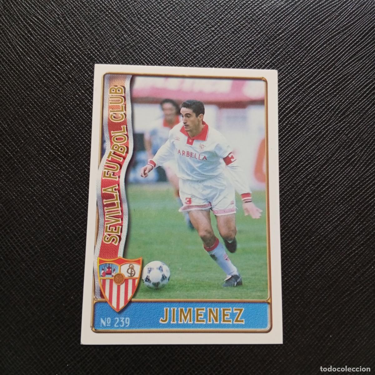 Football Stickers: 239 JIMENEZ SEVILLA MUNDICROMO 1996 1997 CROMO FUTBOL LIGA 96 97 - A206 PG35