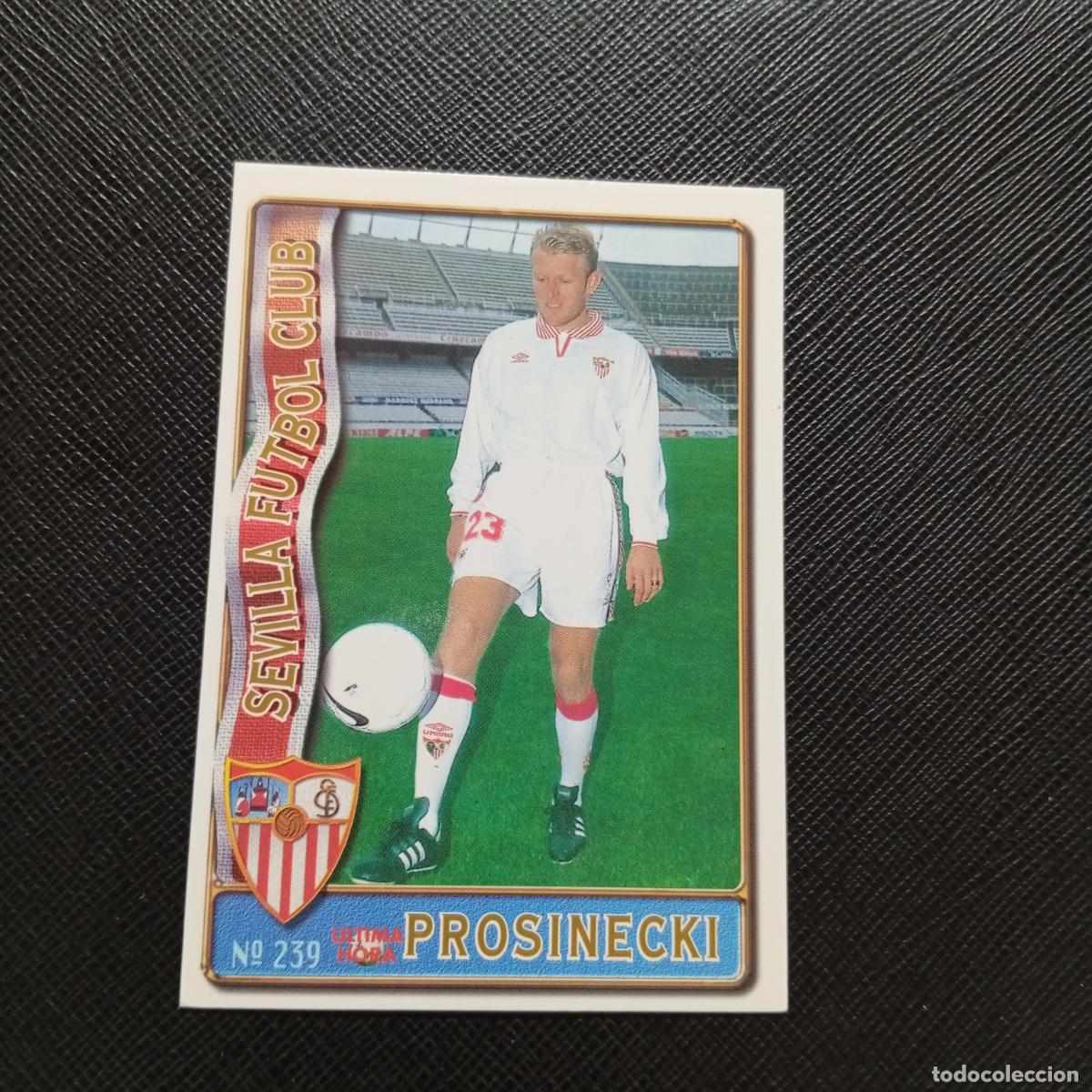 Football Stickers: 239 PROSINECKI SEVILLA MUNDICROMO 1996 1997 CROMO FUTBOL LIGA 96 97 - A206 PG35 ULTIMA HORA