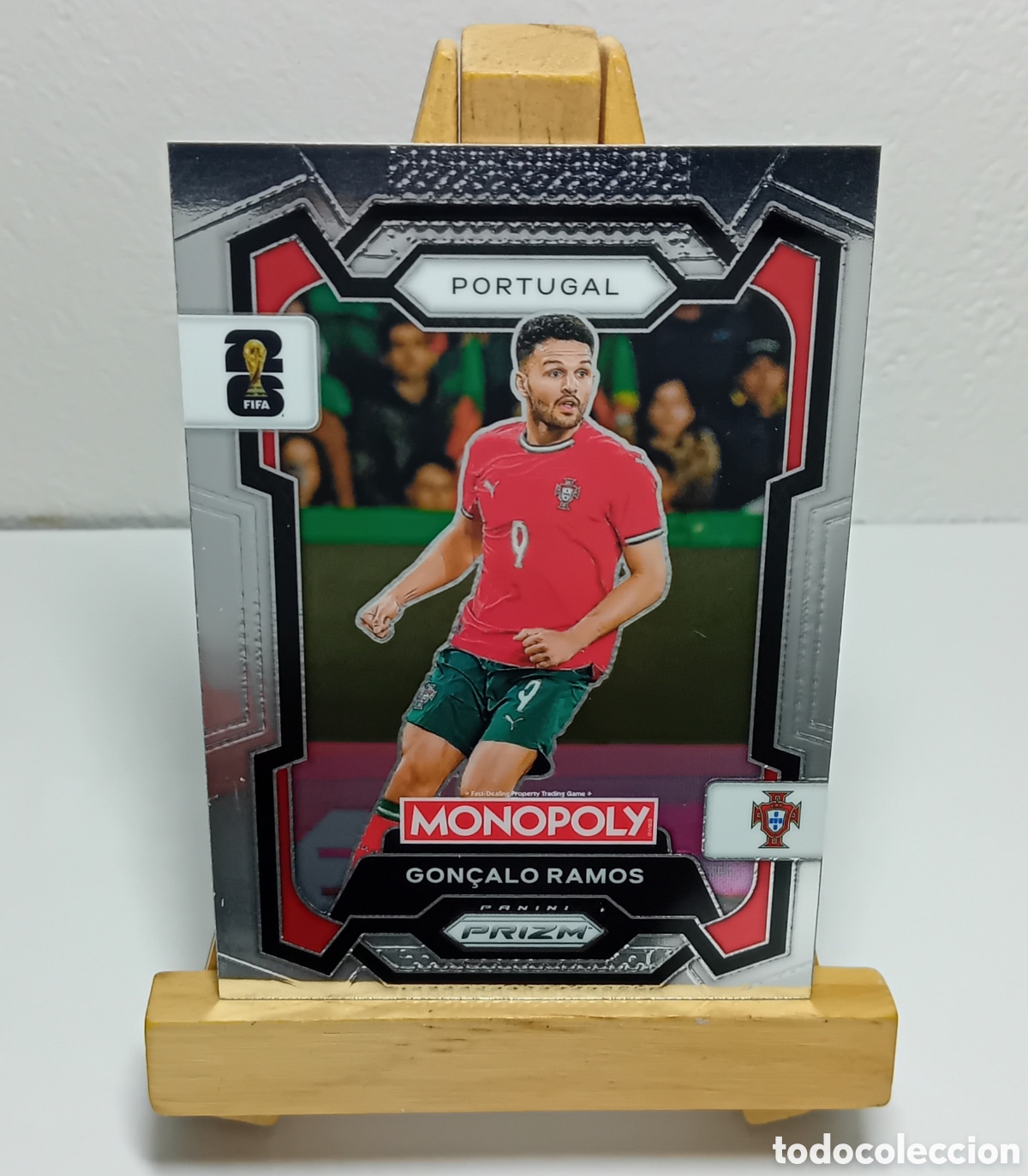 Football Stickers: GON&Ccedil;ALO RAMOS 2026 PORTUGAL MONOPOLY PRIZM PANINI.