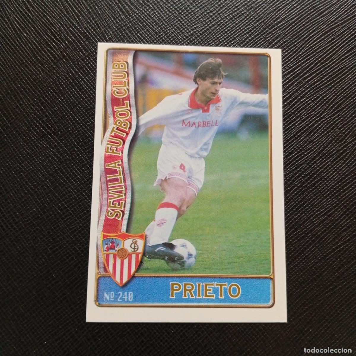 Football Stickers: 240 PRIETO SEVILLA MUNDICROMO 1996 1997 CROMO FUTBOL LIGA 96 97 - A206 PG35