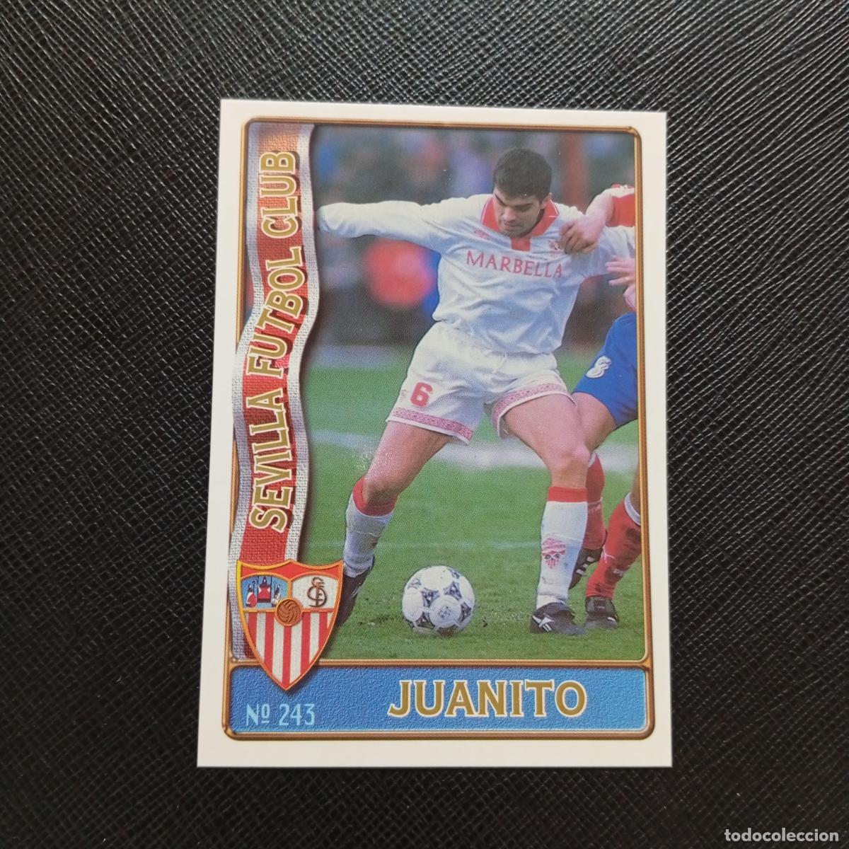 Football Stickers: 243 JUANITO SEVILLA MUNDICROMO 1996 1997 CROMO FUTBOL LIGA 96 97 - A206 PG36 BAJA