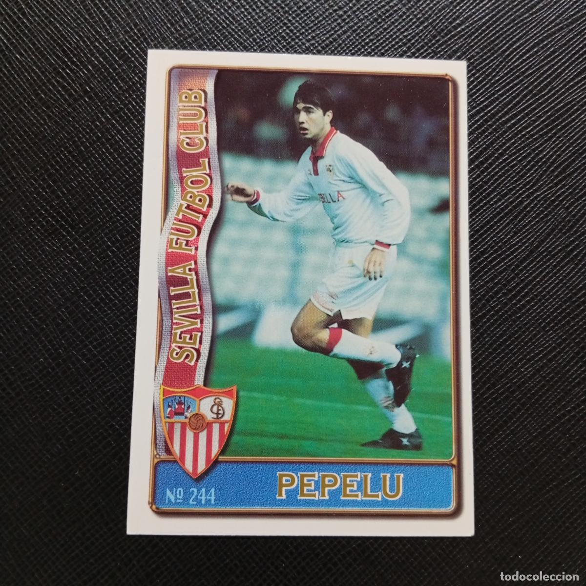 Football Stickers: 244 PEPELU SEVILLA MUNDICROMO 1996 1997 CROMO FUTBOL LIGA 96 97 - A206 PG36