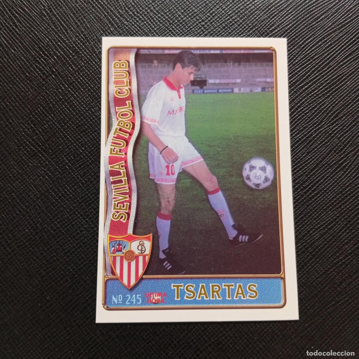 Football Stickers: 245 TSARTAS SEVILLA MUNDICROMO 1996 1997 CROMO FUTBOL LIGA 96 97 - A206 PG36 ULTIMA HORA