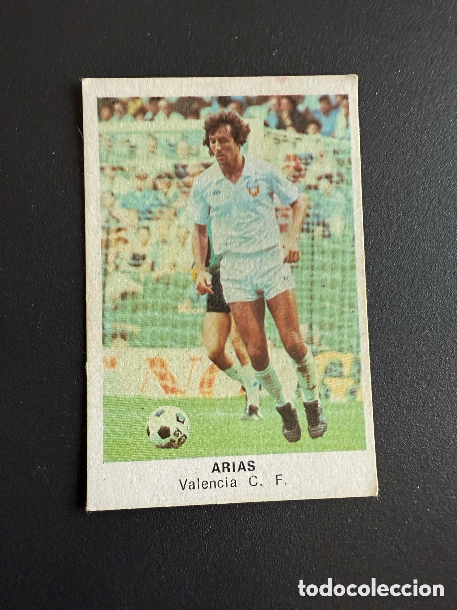 Football Stickers: CANO. F&Uacute;TBOL 84. ARIAS ( Valencia). Nunca pegado