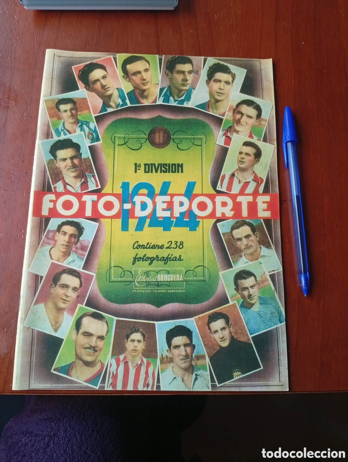 Football Stickers: FASCIMIL ALBUM CROMOS FOTO - DEPORTE 1944 1 &ordf; DIVISION BRUGUERA