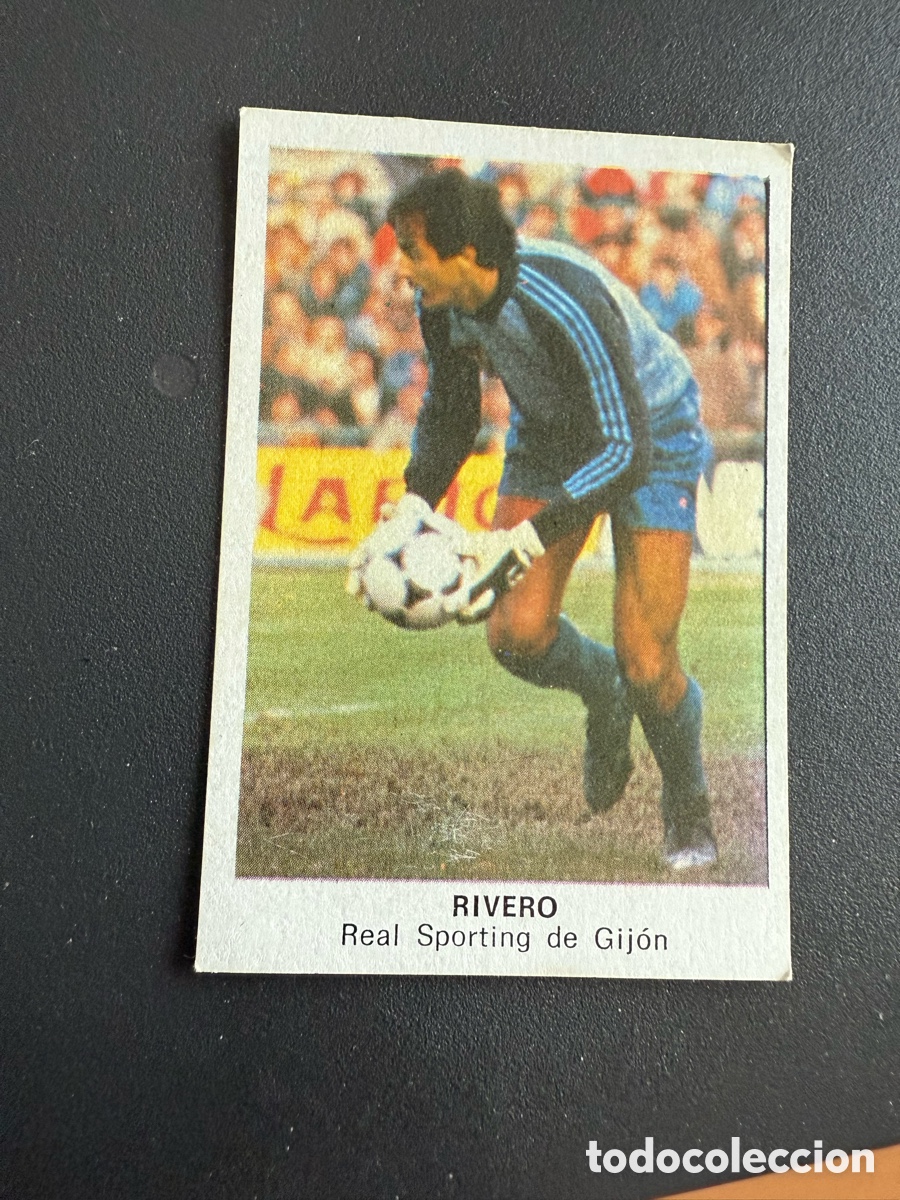 Cromos de F&uacute;tbol: CANO. F&Uacute;TBOL 84. RIVERO ( Sporting de Gij&oacute;n ). Nunca pegado