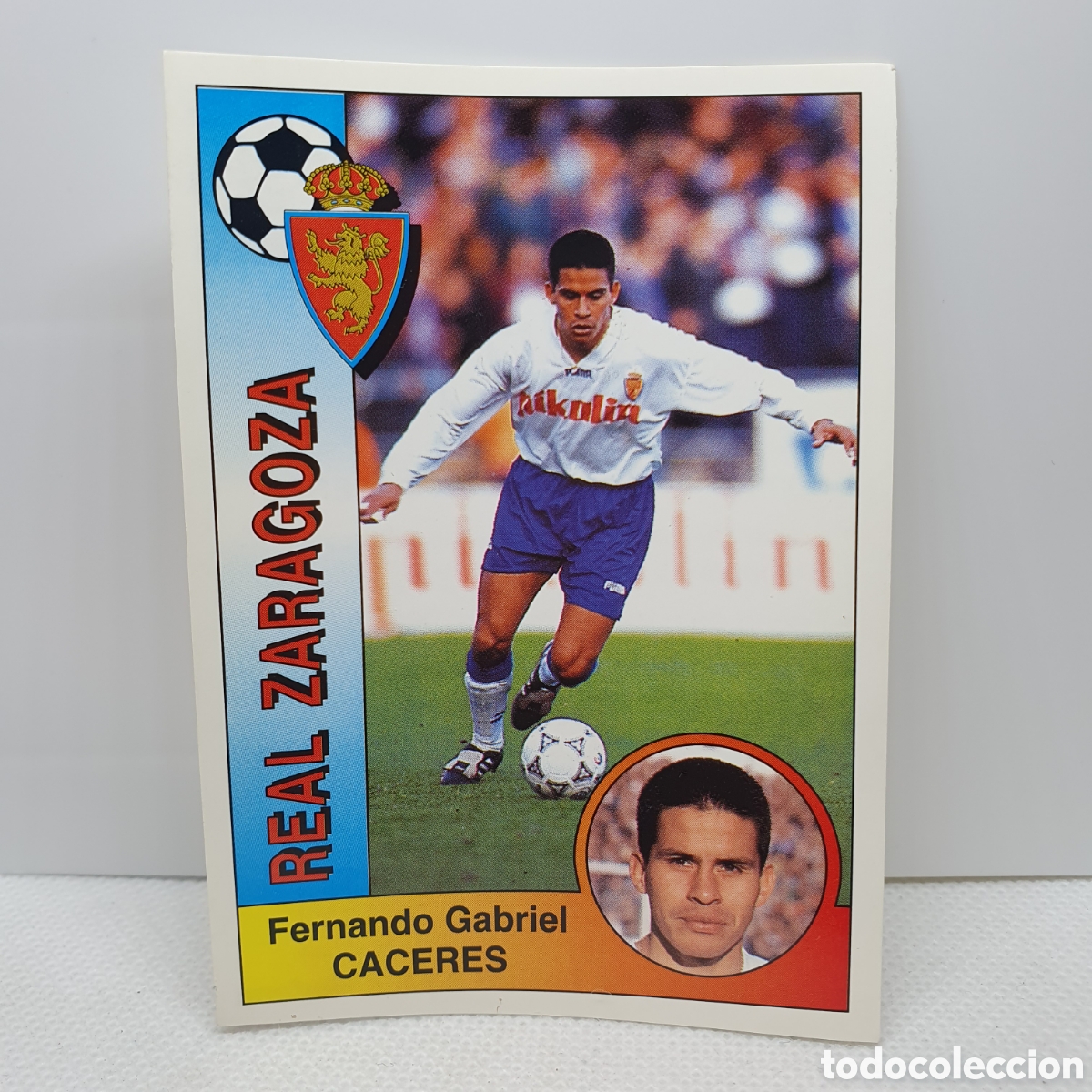 Cromos de F&uacute;tbol: ⚽️ CROMO DE FUTBOL CACERES ZARAGOZA LIGA 94-95 BAR&Ccedil;A PANINI ALBUM - ESTAMPAS ADHESIVAS - CARTAS