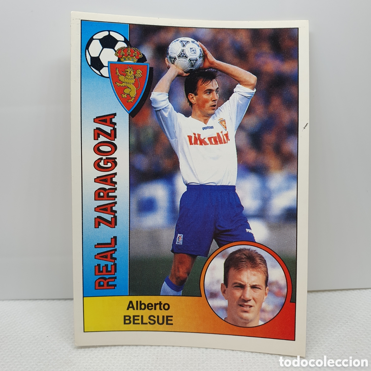 Cartes &agrave; collectionner de Football: ⚽️ CROMO DE FUTBOL BELSUE ZARAGOZA LIGA 94-95 BAR&Ccedil;A PANINI ALBUM - ESTAMPAS ADHESIVAS - CARTAS -CARD