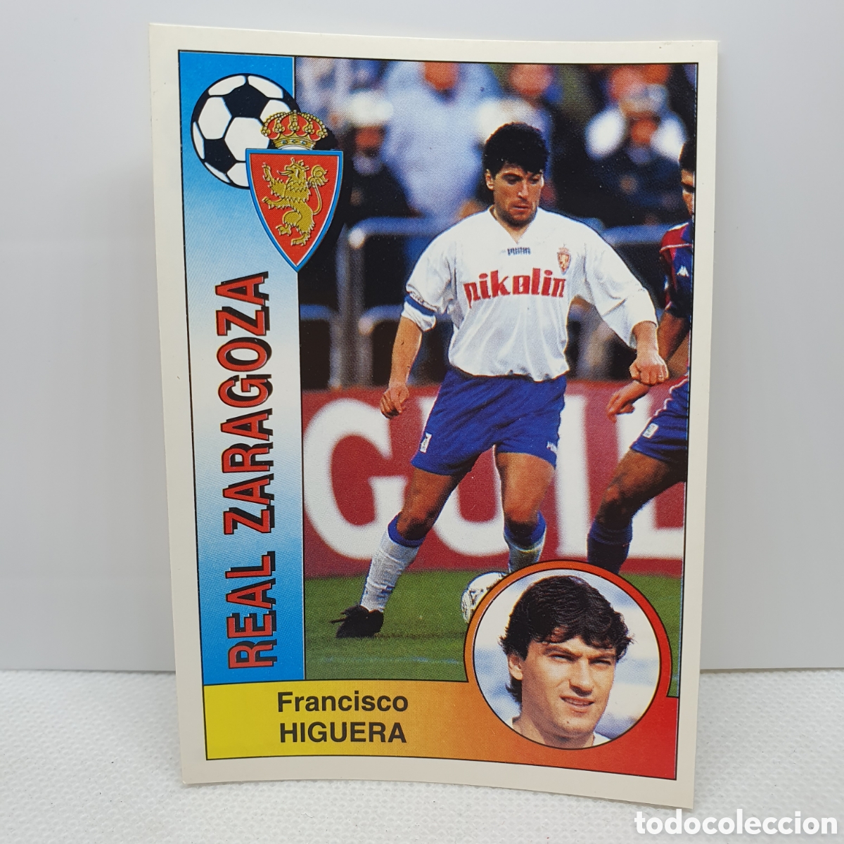 Fu&szlig;ball-Sticker: ⚽️ CROMO DE FUTBOL HIGUERA ZARAGOZA LIGA 94-95 BAR&Ccedil;A PANINI ALBUM - ESTAMPAS ADHESIVAS - CARTAS