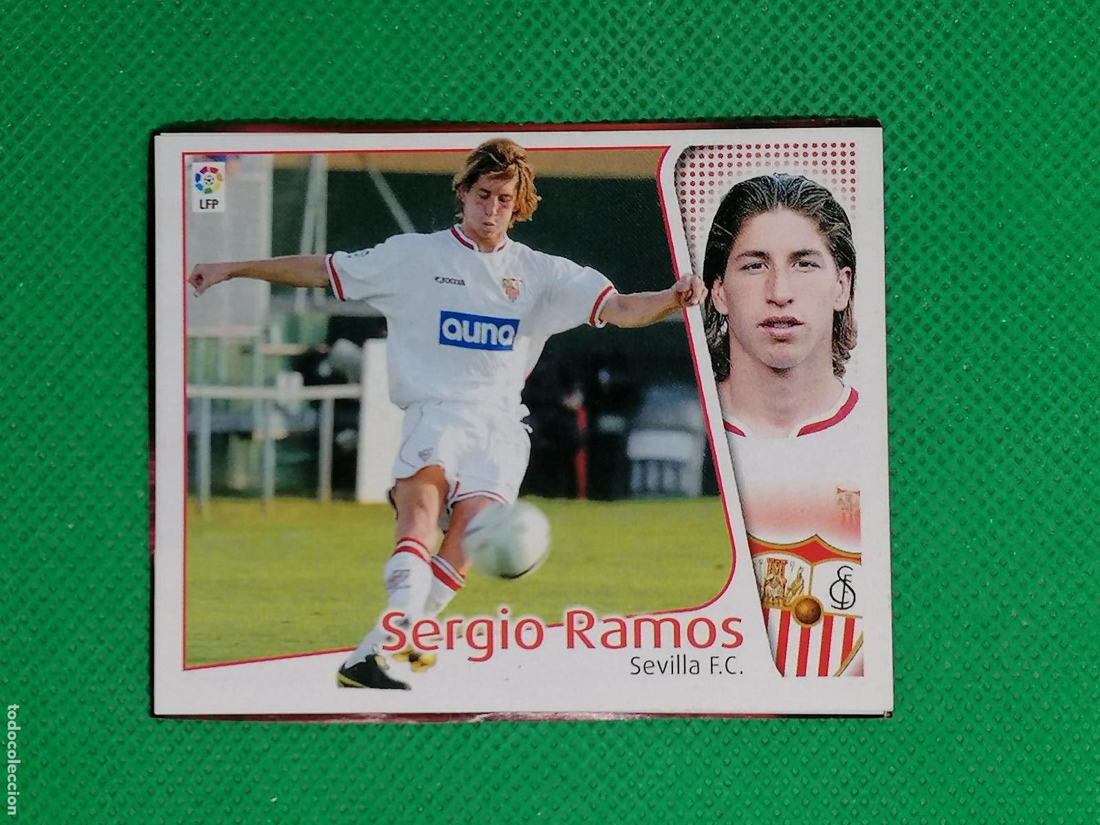 Fu&szlig;ball-Sticker: SERGIO RAMOS COLOCA SEVILLA ROOKIE - RECORTADO LEER ⚽ PANINI LIGA ESTE 04 05 2004 2005 ⚽
