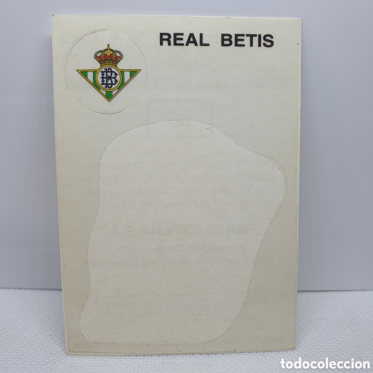 Fu&szlig;ball-Sticker: ⚽️ CROMO DE FUTBOL ESCUDO REAL BETIS LIGA 94-95 PANINI ALBUM - ESTAMPAS ADHESIVAS - CARTAS -TARJETA