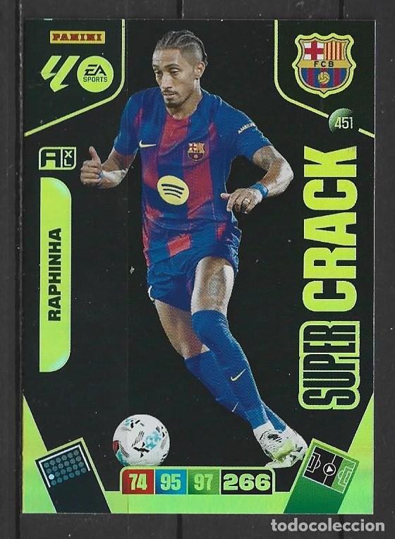 Cromos de F&uacute;tbol: Adrenalyn 25/26 - Raphinha - N&deg; 451 - Barcelona ( Super Crack )