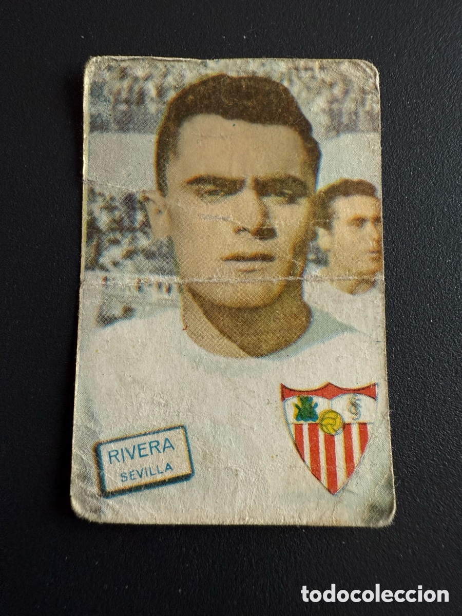 Cromos de F&uacute;tbol: FHER 61 62. RIVERA ( Sevilla )