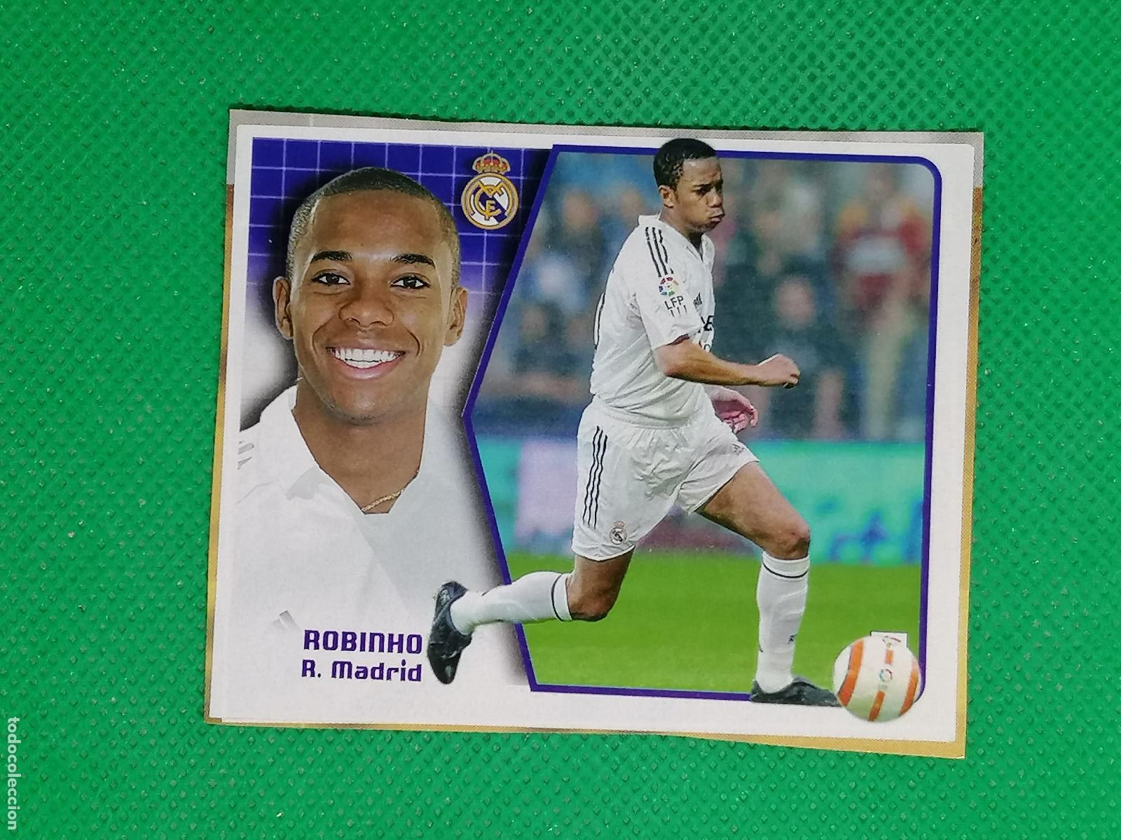 Cromos de F&uacute;tbol: ROBINHO REAL MADRID - RECORTADO LEER ⚽ PANINI LIGA ESTE 05 06 2005 2006 ⚽