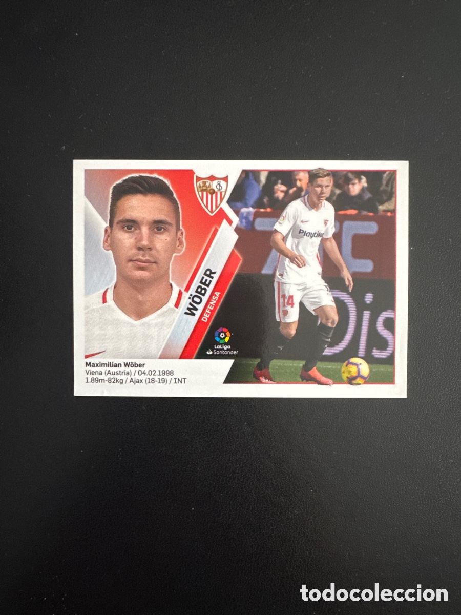Fu&szlig;ball-Sticker: WOBER SEVILLA NUMERO 5 A LIGA ESTE 2019 2020