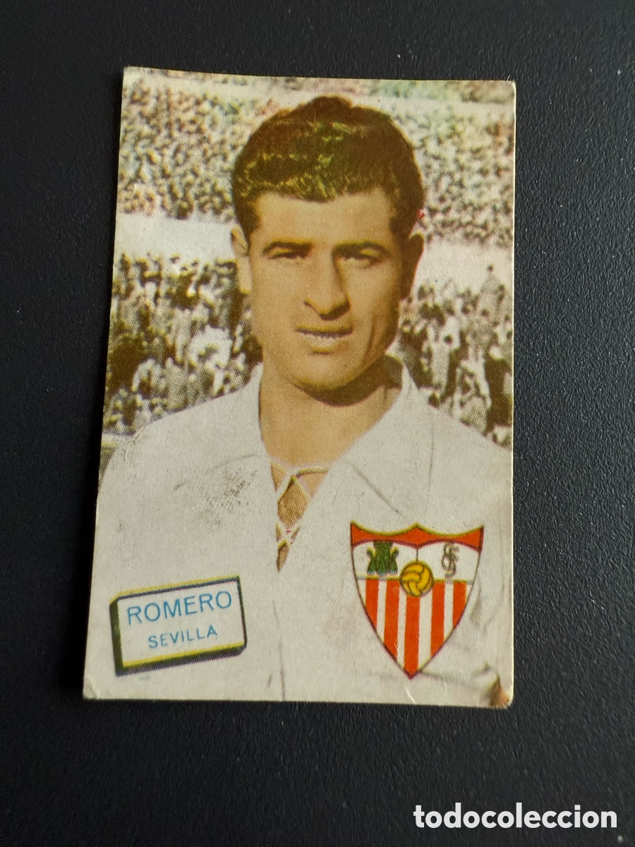 Cromos de F&uacute;tbol: FHER 61 62. ROMERO ( Sevilla)