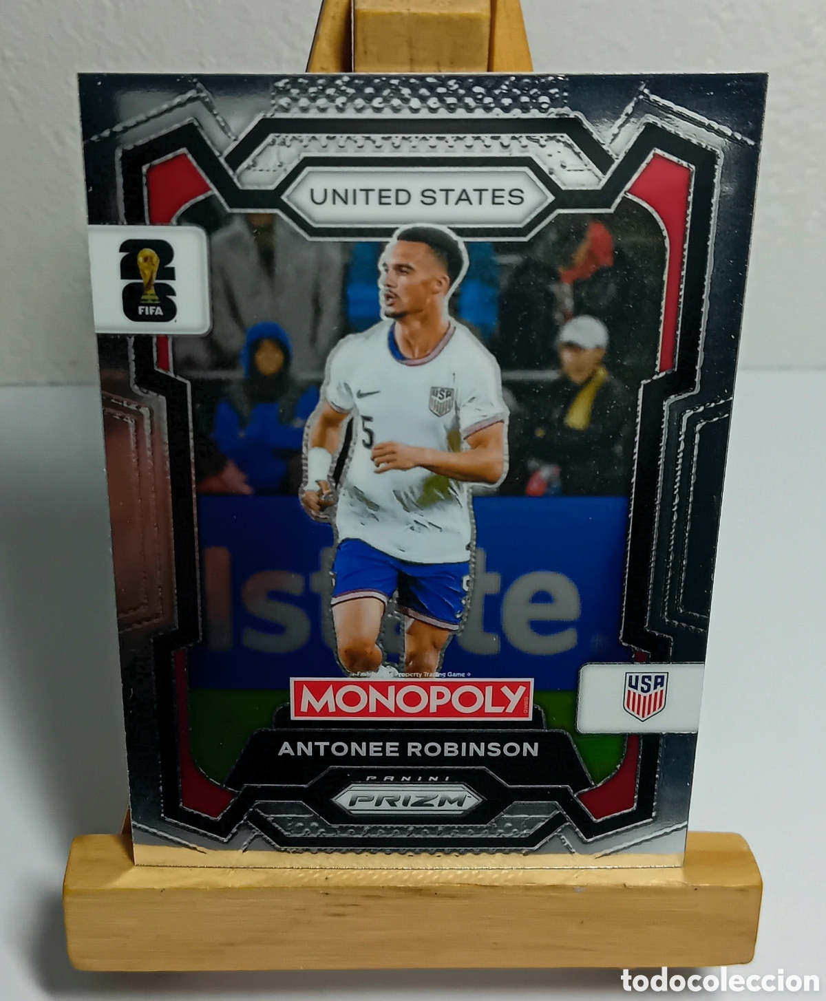 Cromos de F&uacute;tbol: ANTONEE ROBINSON 2026 USA MONOPOLY PRIZM PANINI.
