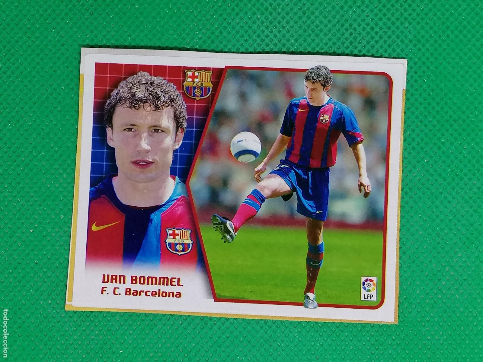 Cromos de F&uacute;tbol: VAN BOMMEL BARCELONA - RECORTADO LEER ⚽ PANINI LIGA ESTE 05 06 2005 2006 ⚽