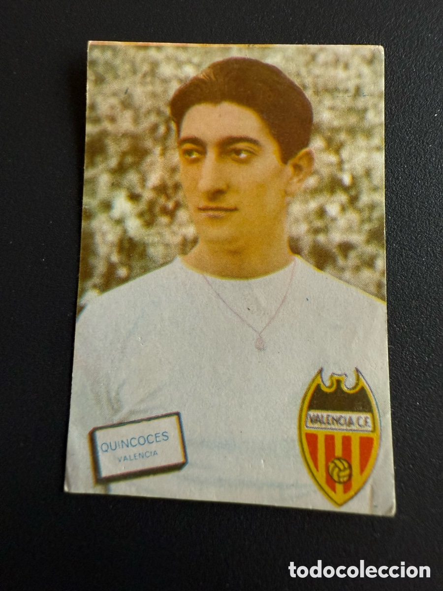 Cromos de F&uacute;tbol: FHER 61 62. QUINCOCES ( Valencia )