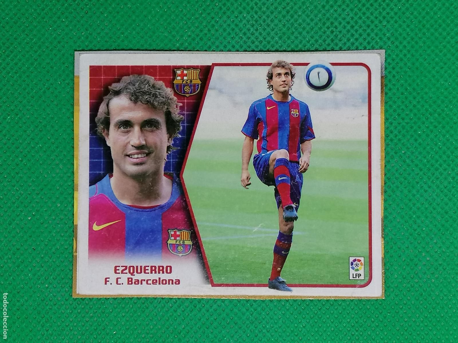 Cromos de F&uacute;tbol: EZQUERRO BARCELONA - RECORTADO LEER ⚽ PANINI LIGA ESTE 05 06 2005 2006 ⚽
