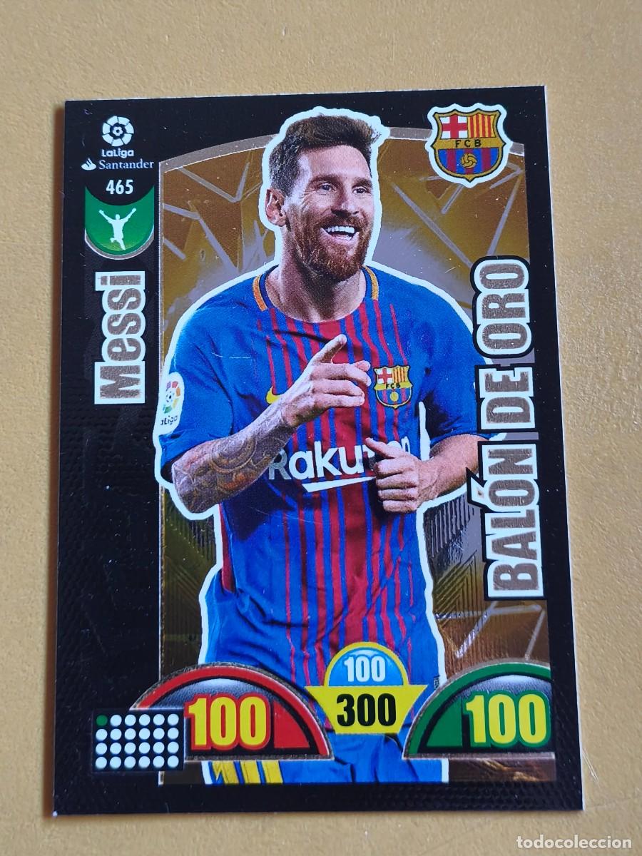 Cromos de f&uacute;tbol: messi, 2017 18 balon oro - Foto 1