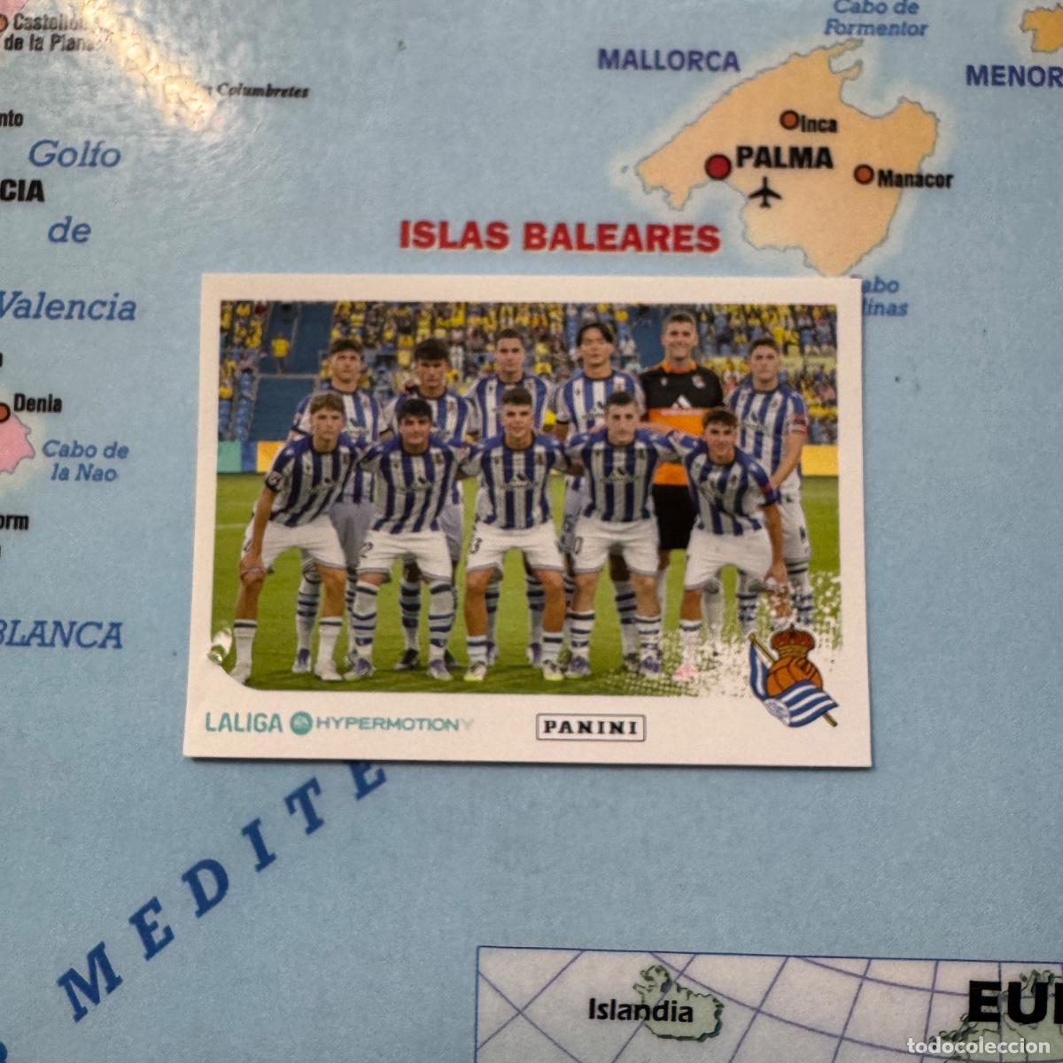 Cromos de F&uacute;tbol: Equipo de la Real Sociedad B n&uacute;mero 345 cromo liga Hypermotion 25-26 2025-2026