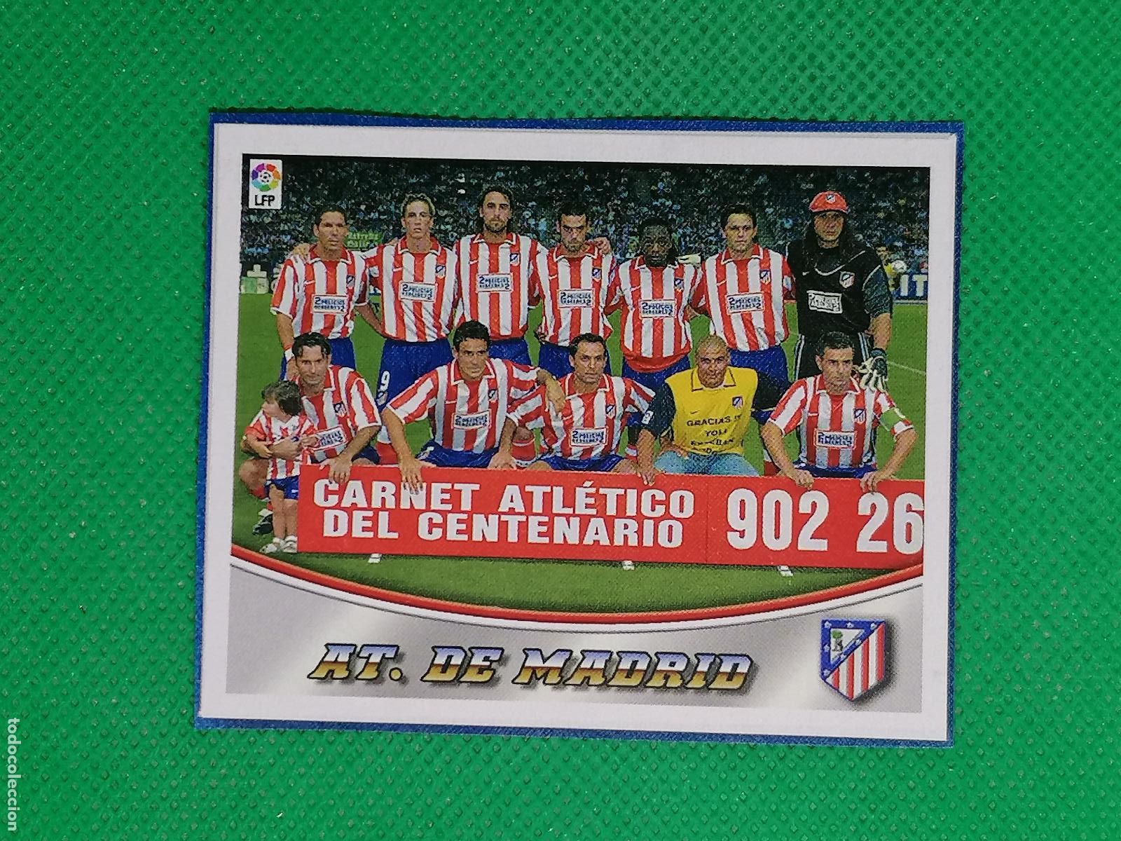 Cromos de F&uacute;tbol: PLANTILLA ALINEACION ATLETICO MADRID LA RAZON - RECORTADO LEER ⚽ PANINI LIGA ESTE 03 04 2003 2004 ⚽