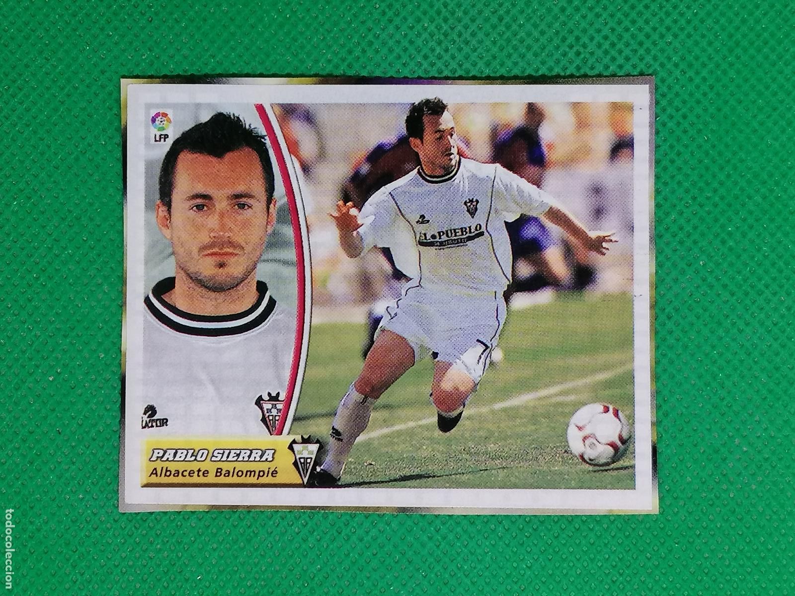 Cromos de F&uacute;tbol: PABLO SIERRA ALBACETE BAJA - RECORTADO LEER ⚽ PANINI LIGA ESTE 03 04 2003 2004 ⚽