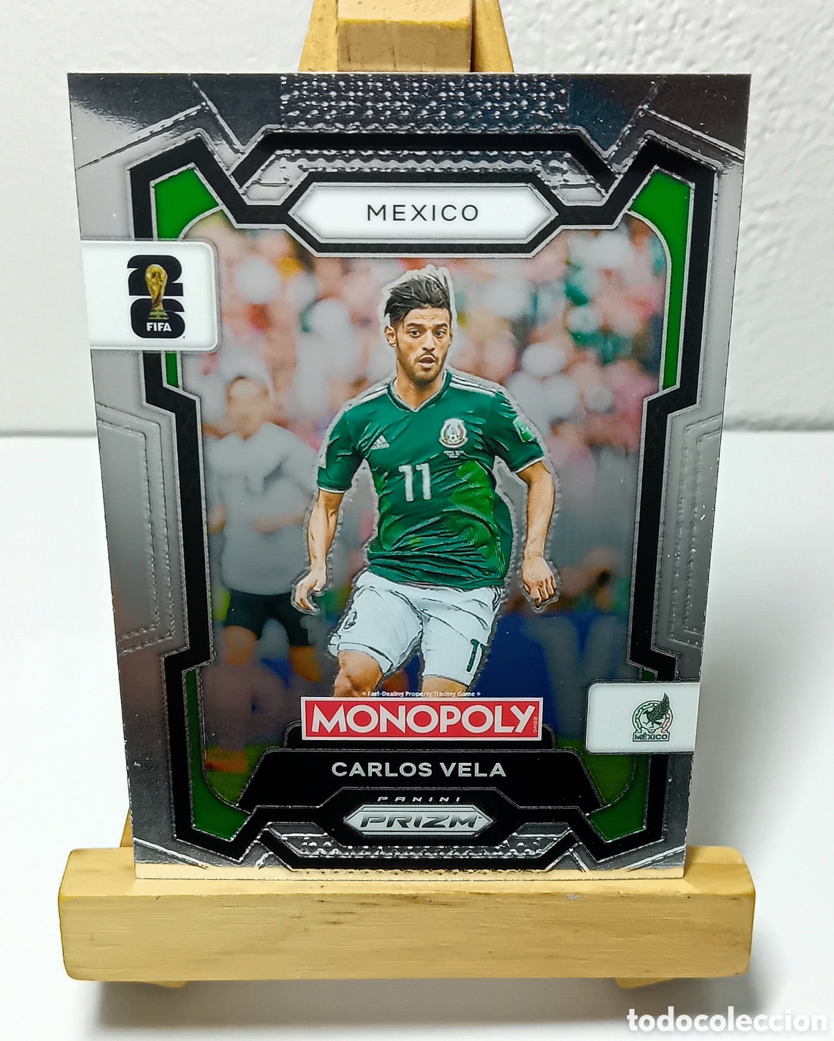Cromos de F&uacute;tbol: CARLOS VELA 2026 MEXICO MONOPOLY PRIZM PANINI.