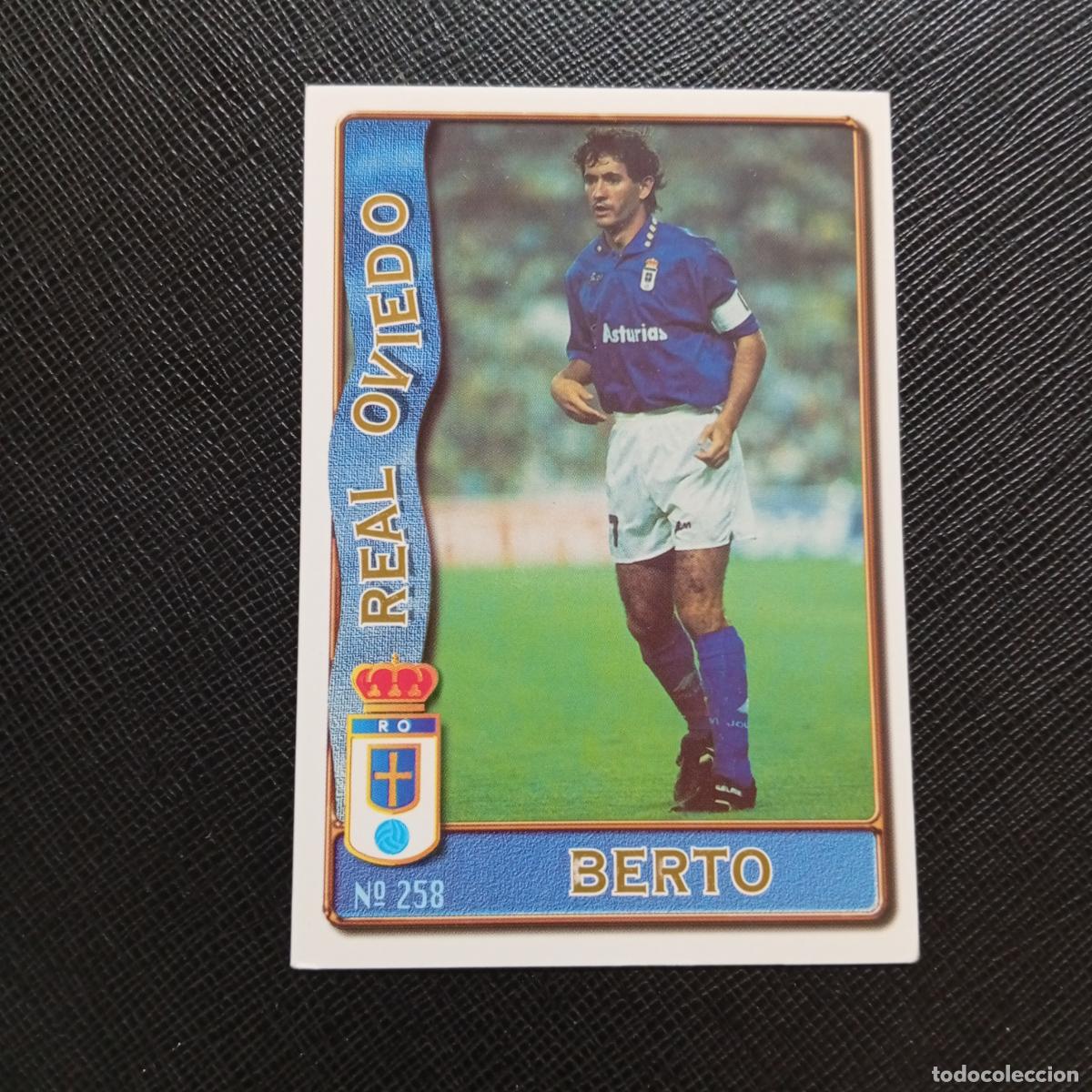 Football Stickers: 258 BERTO OVIEDO MUNDICROMO 1996 1997 CROMO FUTBOL LIGA 96 97 - A206 PG38