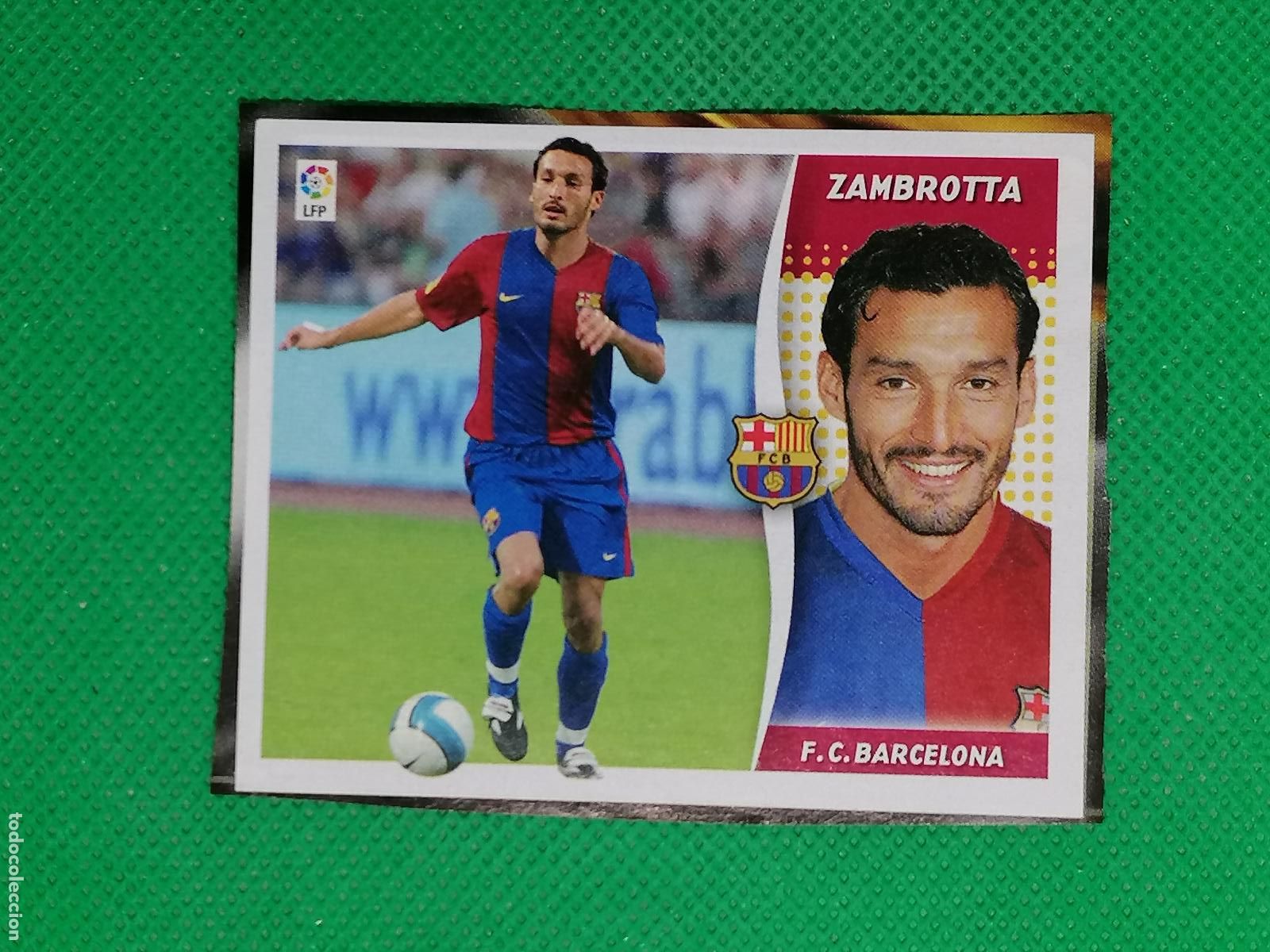 Football Stickers: ZAMBROTTA BARCELONA - RECORTADO LEER ⚽ PANINI LIGA ESTE 06 07 2006 2007 ⚽