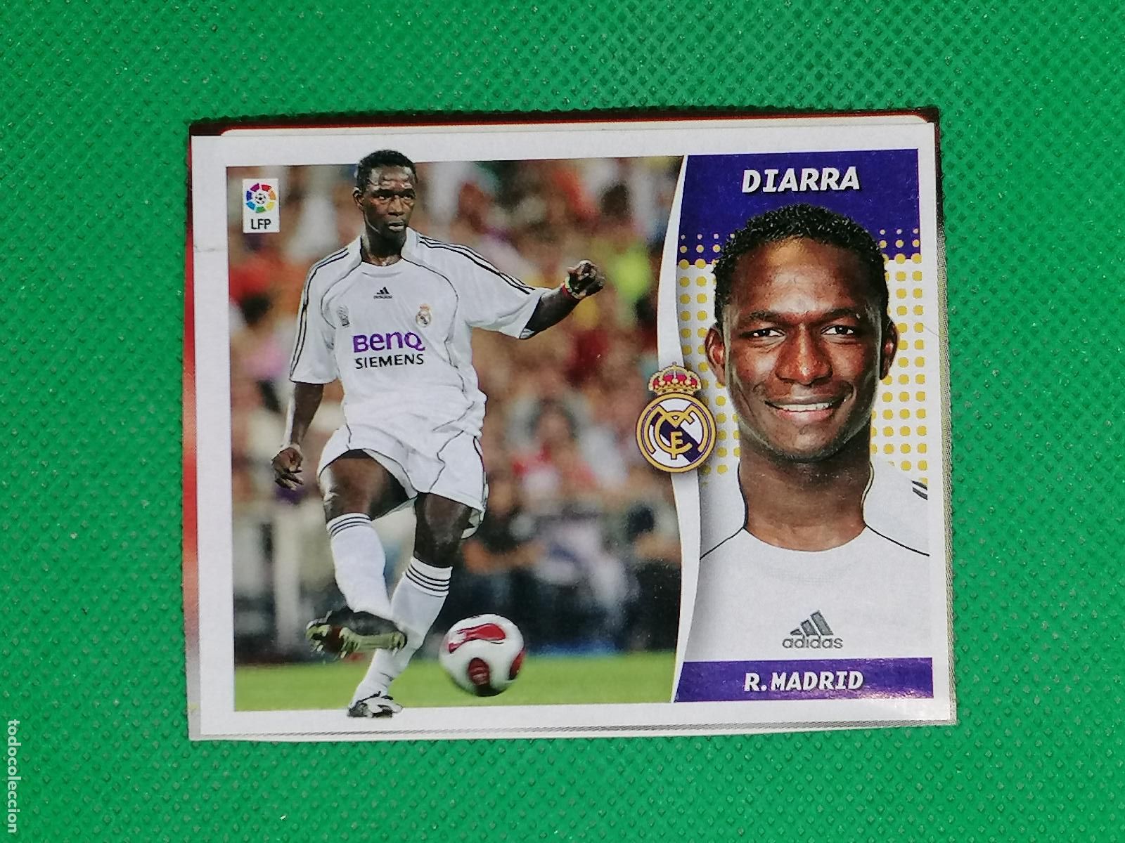 Cromos de F&uacute;tbol: DIARRA REAL MADRID - RECORTADO LEER ⚽ PANINI LIGA ESTE 06 07 2006 2007 ⚽