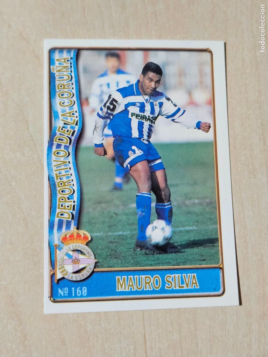 Cromos de F&uacute;tbol: N&ordm; 160 MAURO SILVA - MUNDICROMO 96 97 FICHAS DE LA LIGA - DEPORTIVO DE LA CORU&Ntilde;A